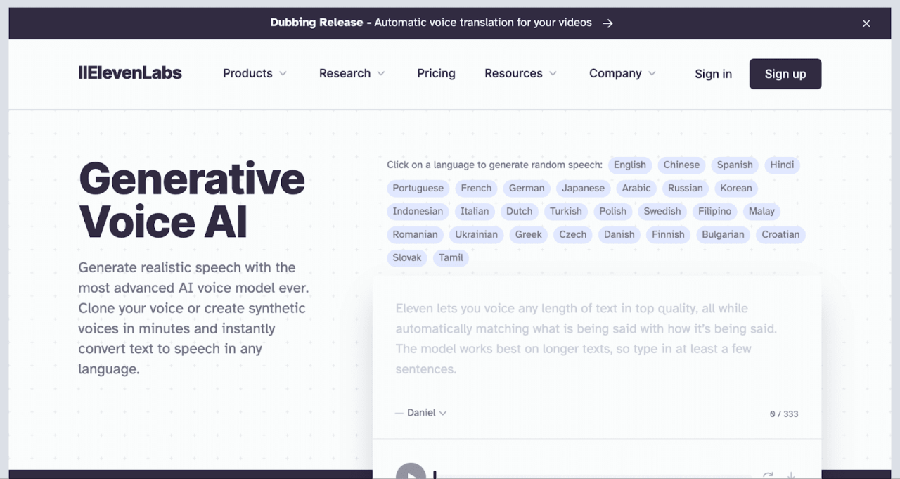 Comparing different AI voice generator software options